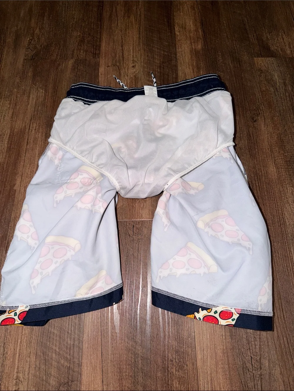 Boys Gymboree Pizza Rashguard Swim Set size XL (14) Like New Condition